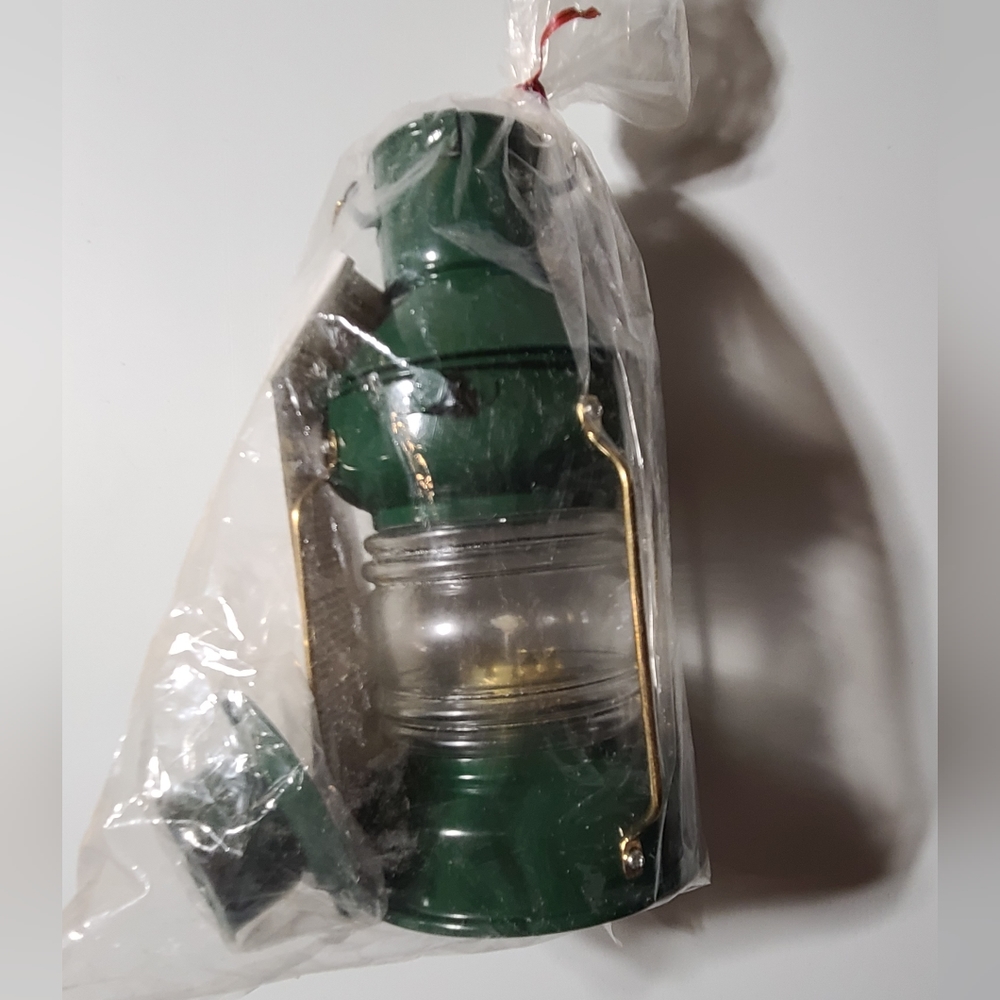 Outdoor Citronella Oil Lamp, Green/Gold